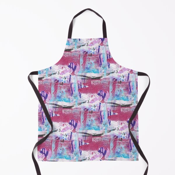 Item preview, Textured Painterly Abstract in Pink and Blue designed and sold by Artistestella.