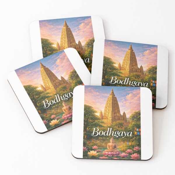 Item preview, Bodh Gaya Bihar India Mahabodhi Temple Buddhist Heritage Sacred Site designed and sold by Places On Earth.