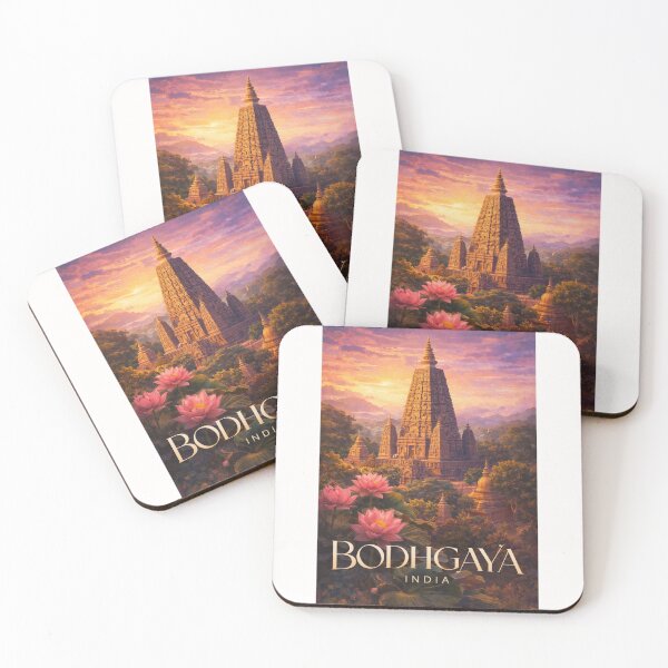 Item preview, Bodh Gaya Bihar India Mahabodhi Temple Bodhi Tree Buddhist Pilgrimage designed and sold by Places On Earth.