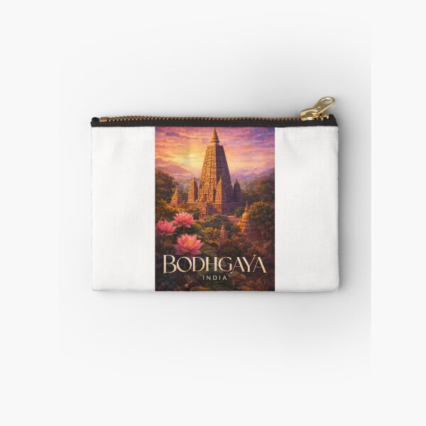 Item preview, Bodh Gaya Bihar India Mahabodhi Temple Bodhi Tree Buddhist Pilgrimage designed and sold by Places On Earth.