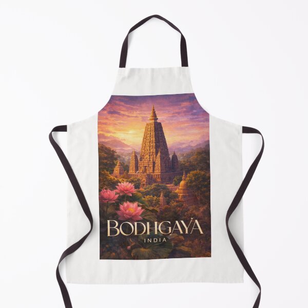Item preview, Bodh Gaya Bihar India Mahabodhi Temple Bodhi Tree Buddhist Pilgrimage designed and sold by Places On Earth.