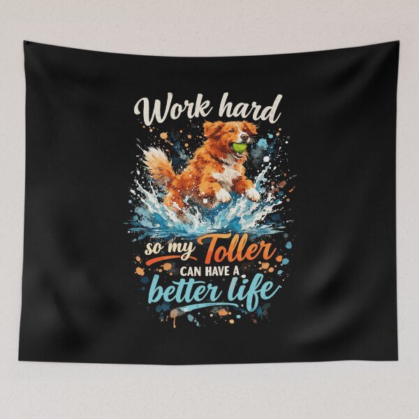 Item preview, Work Hard: Dynamic, Great Watercolor Design designed and sold by Pineapple-Tree.