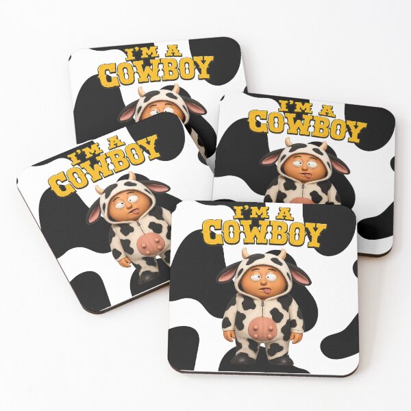 Aperçu de l'œuvre Chimou the Silly Cow – Cute Funny Derpy Cartoon Character créée et vendue par WotanArt.