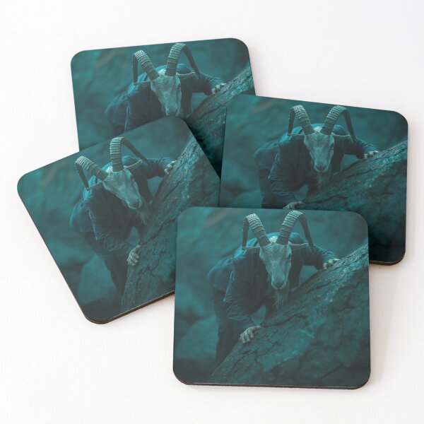 Item preview, Stealthy Capricorn Stalking Cold Tones Realistic Zodiac Art designed and sold by Mustangana.