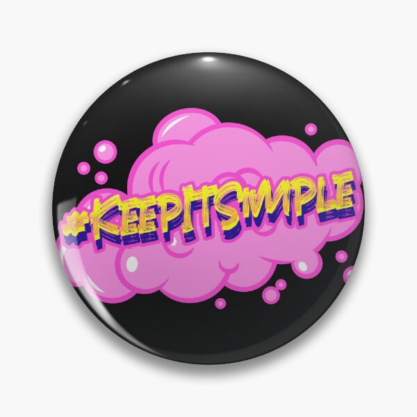 Item preview, #KeepItSimple Hashtag T-Shirt designed and sold by DwishOriginals.