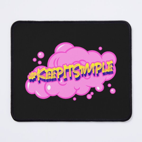 Item preview, #KeepItSimple Hashtag T-Shirt designed and sold by DwishOriginals.