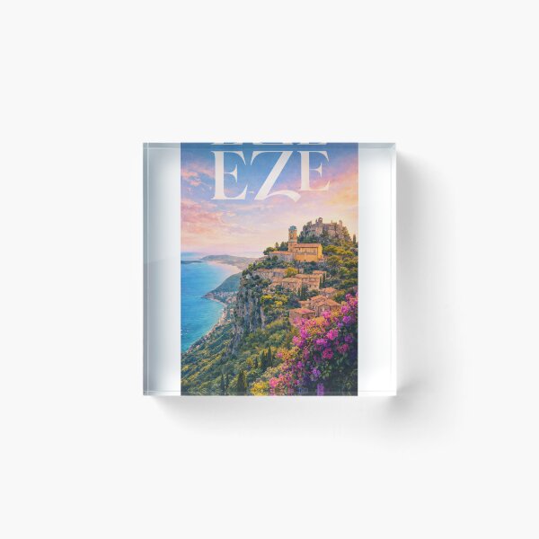 Item preview, Èze French Riviera Provence Alpes Côte dAzur Mediterranean Coastline designed and sold by Aryabek.
