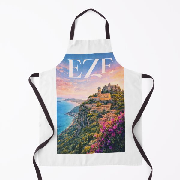 Item preview, Èze French Riviera Provence Alpes Côte dAzur Mediterranean Coastline designed and sold by Aryabek.