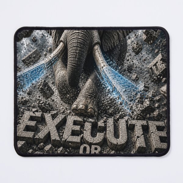 Item preview, Founder Execute Exit Elephant Industrial Brutalist Canvas Art designed and sold by SavannaStrikes.
