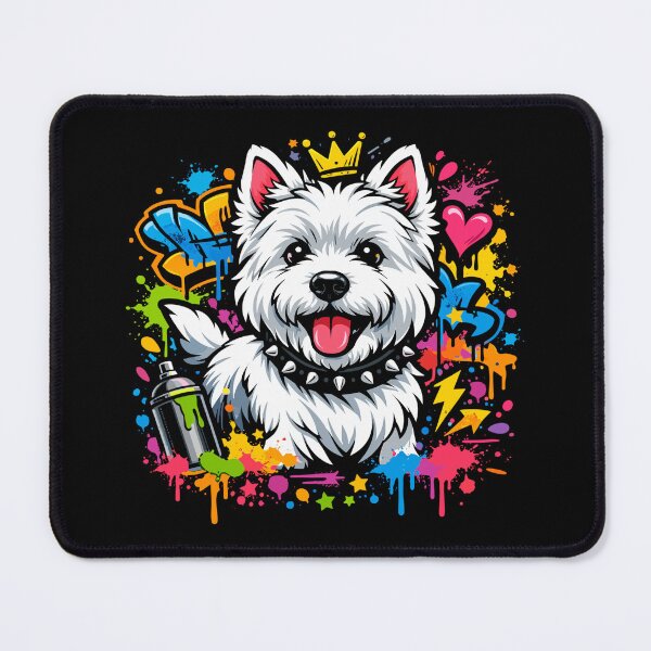 Item preview, Westie Graffiti Design – Colorful Street Art designed and sold by Pineapple-Tree.