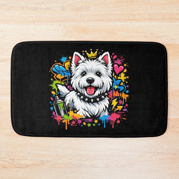 Item preview, Westie Graffiti Design – Colorful Street Art designed and sold by Pineapple-Tree.