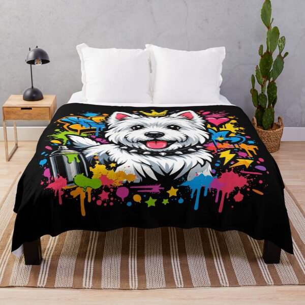 Item preview, Westie Graffiti Design – Colorful Street Art designed and sold by Pineapple-Tree.