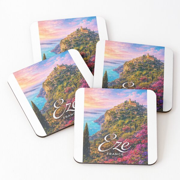Item preview, Èze French Riviera Côte d Azur Mediterranean Cliffside Village designed and sold by Aryabek.
