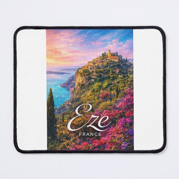 Item preview, Èze French Riviera Côte d Azur Mediterranean Cliffside Village designed and sold by Aryabek.
