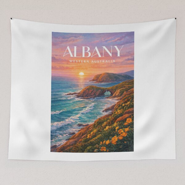 Item preview, Albany Western Australia Torndirrup National Park Natural Bridge Coast designed and sold by Aryabek.