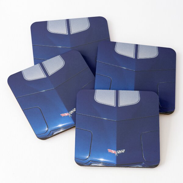 Item preview, Classic Corvette Hood Emblem – Blue Muscle Car Detail Photography designed and sold by William A McCarthy.