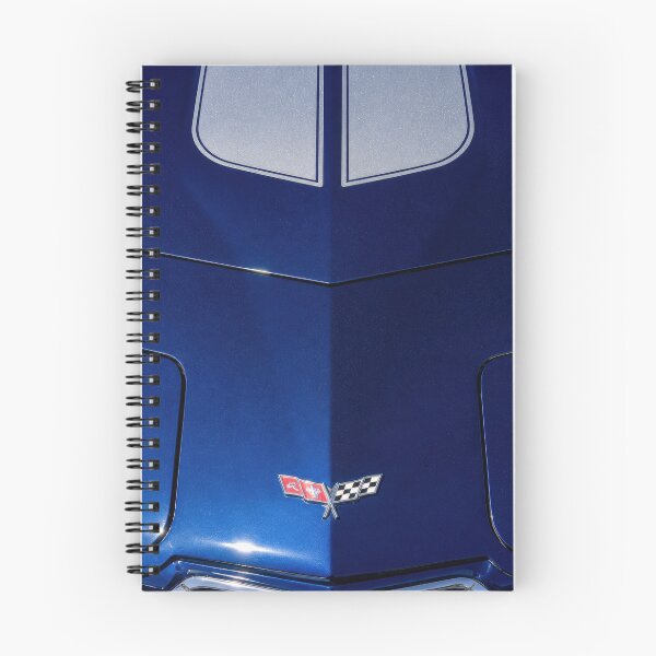 Item preview, Classic Corvette Hood Emblem – Blue Muscle Car Detail Photography designed and sold by William A McCarthy.