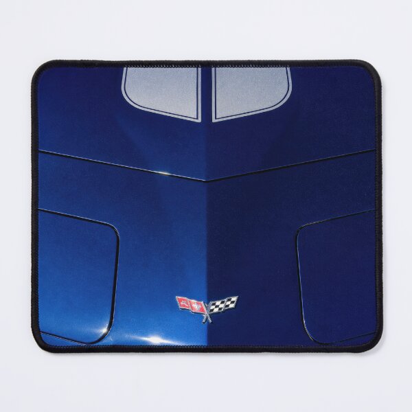 Item preview, Classic Corvette Hood Emblem – Blue Muscle Car Detail Photography designed and sold by William A McCarthy.