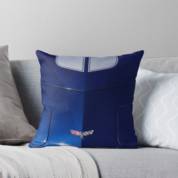 Item preview, Classic Corvette Hood Emblem – Blue Muscle Car Detail Photography designed and sold by William A McCarthy.