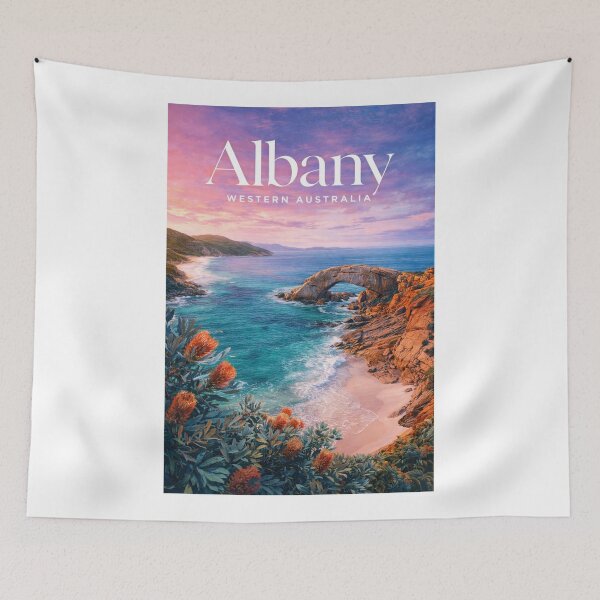 Item preview, Albany Western Australia Southern Ocean Natural Bridge Torndirrup Coastline designed and sold by Aryabek.