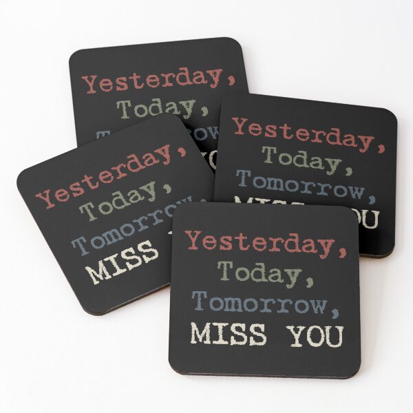 Item preview, Yesterday, Today, Tomorrow, MISS YOU. #2 designed and sold by EunsooLee.