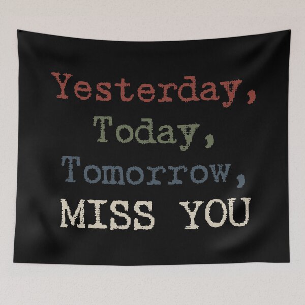 Item preview, Yesterday, Today, Tomorrow, MISS YOU. #2 designed and sold by EunsooLee.
