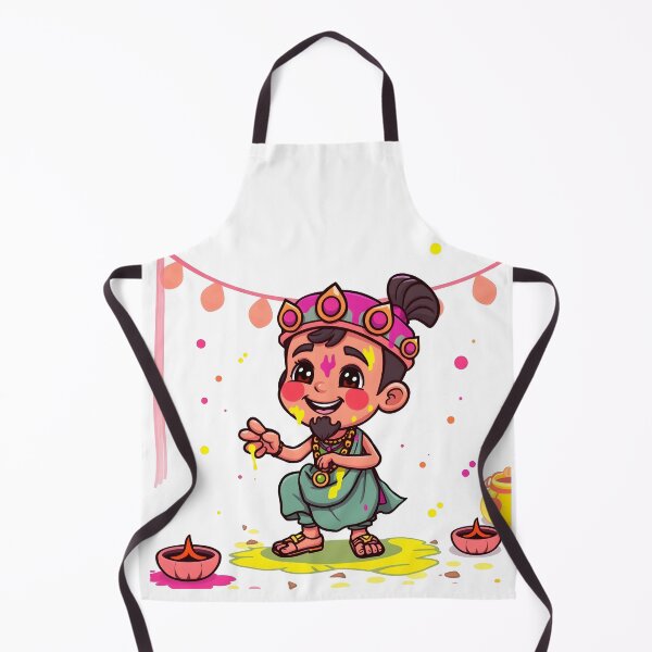 Item preview, Holi Pink Crown Child Sticker designed and sold by Teewave-Ashish.