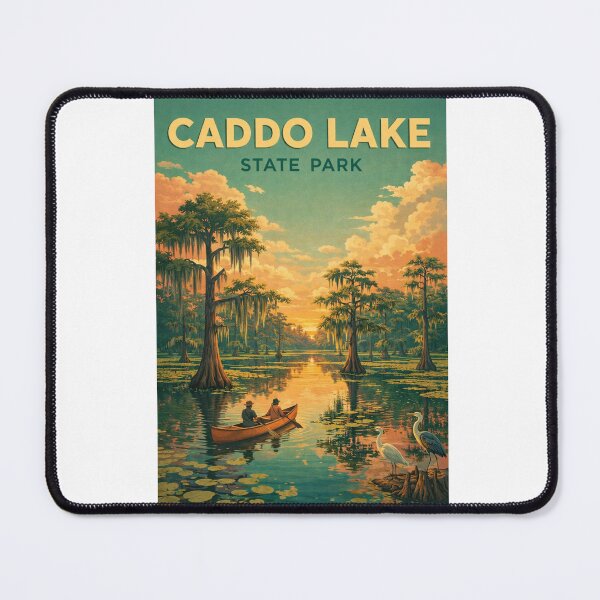 Item preview, Caddo Lake State Park Texas Louisiana Cypress Swamp Bayou Landscape designed and sold by Aryabek.