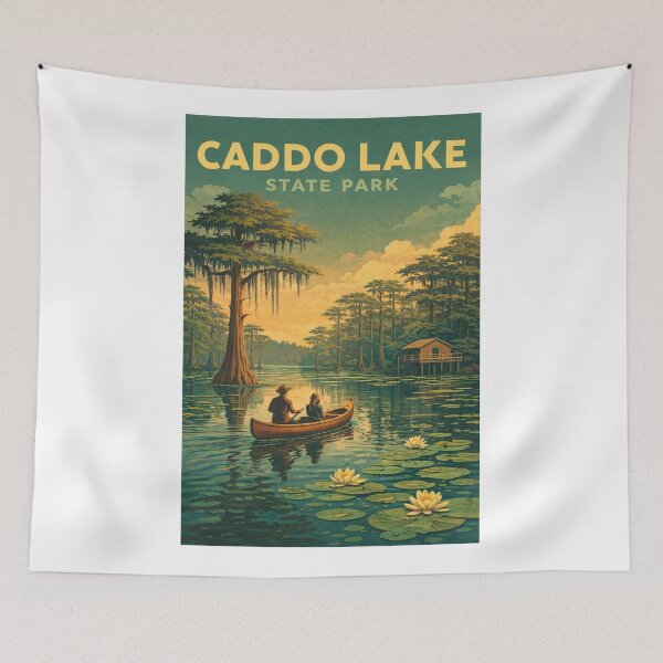 Item preview, Caddo Lake State Park Texas Louisiana Big Cypress Bayou Cypress Forest designed and sold by Aryabek.