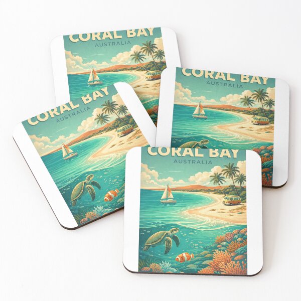 Item preview, Coral Bay Western Australia Ningaloo Reef Indian Ocean Coast designed and sold by Aryabek.