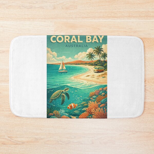 Item preview, Coral Bay Western Australia Ningaloo Reef Indian Ocean Coast designed and sold by Aryabek.