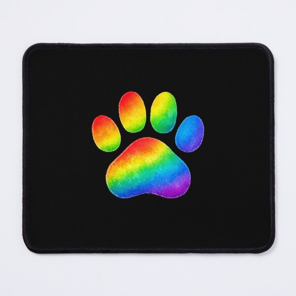 Item preview, Rainbow Paw Print TShirt designed and sold by Maria Tanner Designs.