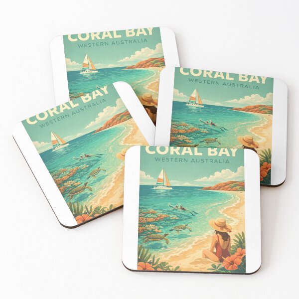 Item preview, Coral Bay Western Australia Ningaloo Coast Exmouth Gulf Marine Life designed and sold by Aryabek.