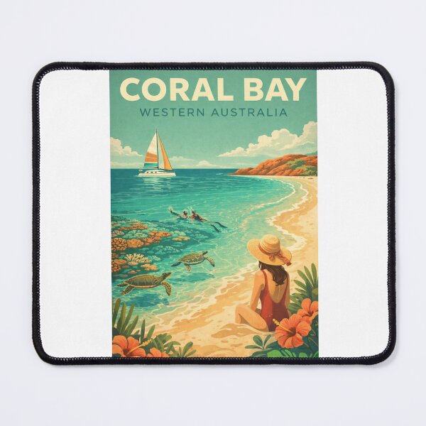Item preview, Coral Bay Western Australia Ningaloo Coast Exmouth Gulf Marine Life designed and sold by Aryabek.