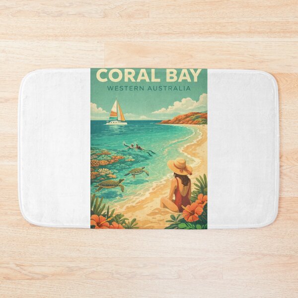 Item preview, Coral Bay Western Australia Ningaloo Coast Exmouth Gulf Marine Life designed and sold by Aryabek.