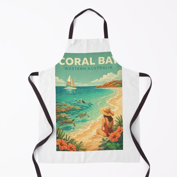 Item preview, Coral Bay Western Australia Ningaloo Coast Exmouth Gulf Marine Life designed and sold by Aryabek.
