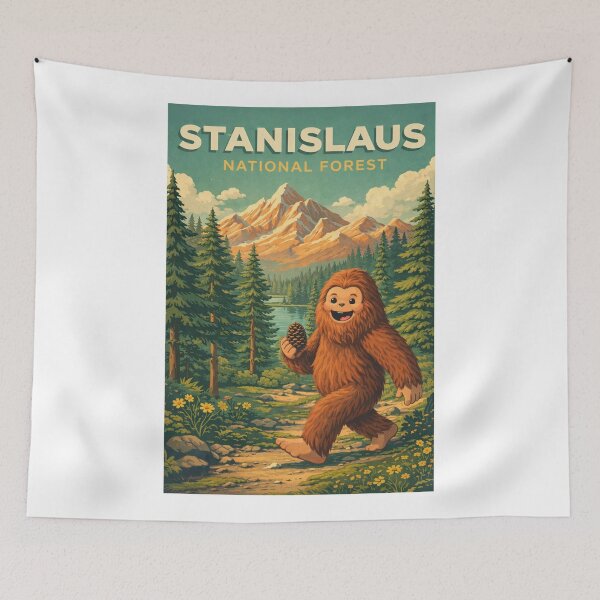 Item preview, Stanislaus National Forest California Sierra Nevada Bigfoot Landscape designed and sold by Aryabek.