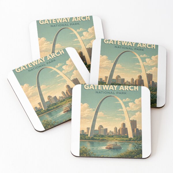 Item preview, Gateway Arch National Park St Louis Missouri Mississippi River Skyline designed and sold by Aryabek.
