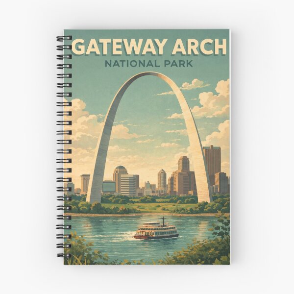 Item preview, Gateway Arch National Park St Louis Missouri Mississippi River Skyline designed and sold by Aryabek.