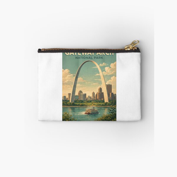 Item preview, Gateway Arch National Park St Louis Missouri Mississippi River Skyline designed and sold by Aryabek.