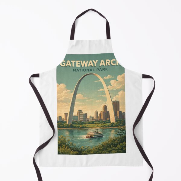 Item preview, Gateway Arch National Park St Louis Missouri Mississippi River Skyline designed and sold by Aryabek.