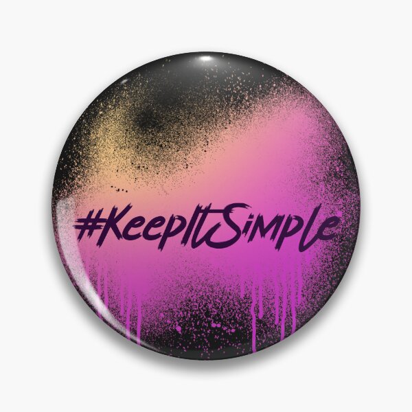 Item preview, #KeepItSimple Hashtag T-Shirt designed and sold by DwishOriginals.