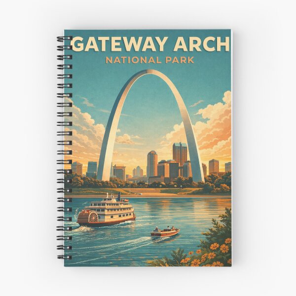 Item preview, Gateway Arch St Louis Missouri Mississippi River Eero Saarinen Landmark designed and sold by Aryabek.