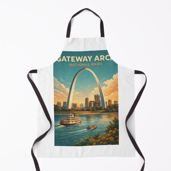 Item preview, Gateway Arch St Louis Missouri Mississippi River Eero Saarinen Landmark designed and sold by Aryabek.