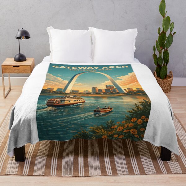 Item preview, Gateway Arch St Louis Missouri Mississippi River Eero Saarinen Landmark designed and sold by Aryabek.