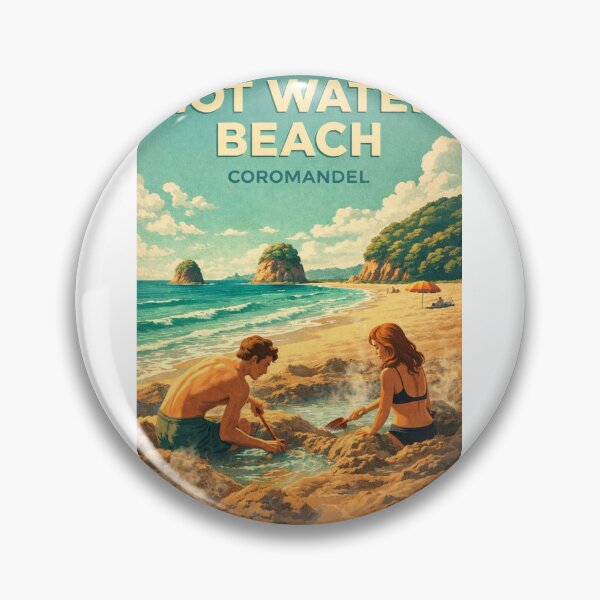 Item preview, Hot Water Beach Coromandel Peninsula New Zealand Pacific Coast designed and sold by Aryabek.