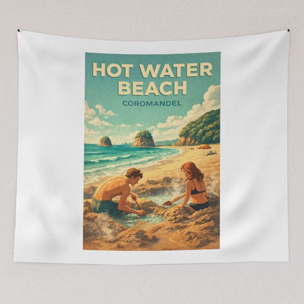 Item preview, Hot Water Beach Coromandel Peninsula New Zealand Pacific Coast designed and sold by Aryabek.
