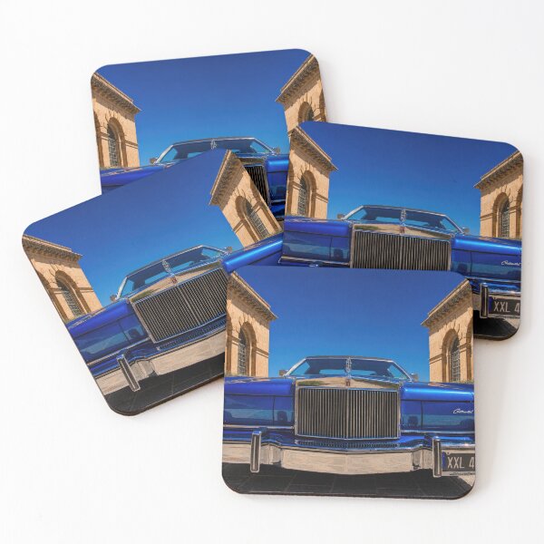 Item preview, Lincoln Continental Front View – Classic American Luxury Car Symmetry Photography designed and sold by William A McCarthy.