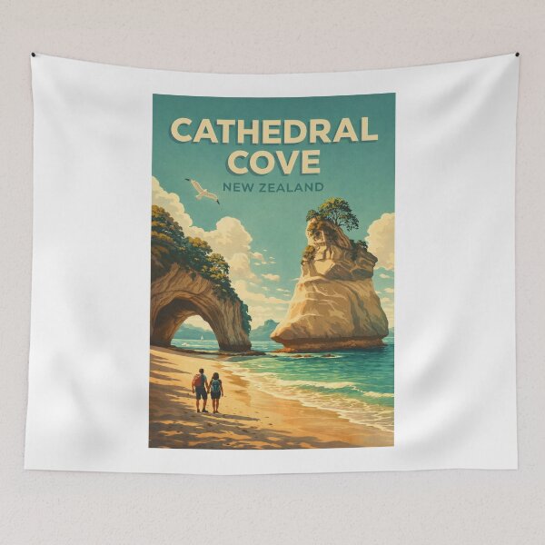 Item preview, Cathedral Cove Coromandel Peninsula New Zealand Te Whanganui A Hei designed and sold by Aryabek.