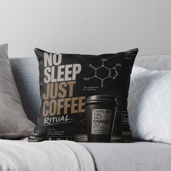 Item preview, No Sleep Just Coffee Caffeine Chemistry designed and sold by Mister-Blonde.